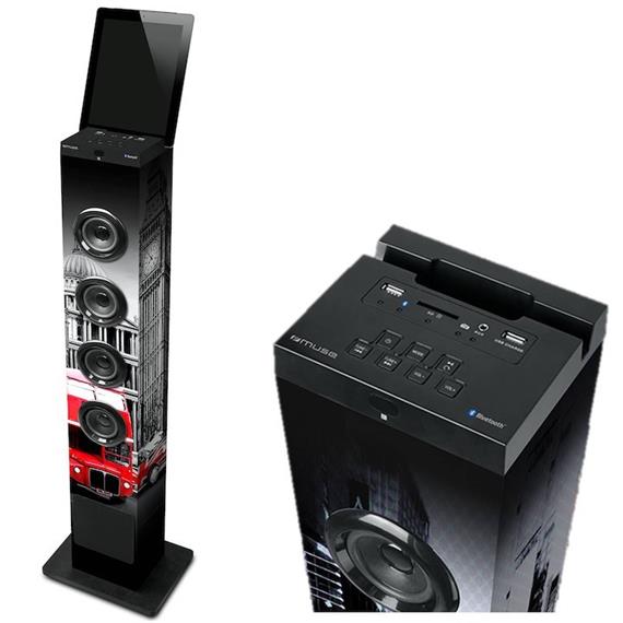 MUSE M-1200LD TORRE BLUETOOTH / USB / SD / RADIO / SUBWOFER / 100W