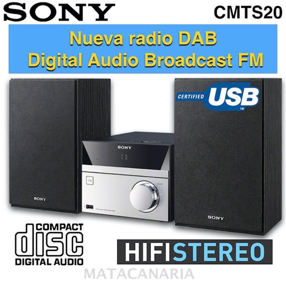 SONY CMT-S20 MICROSISTEMA HI-FI 10W