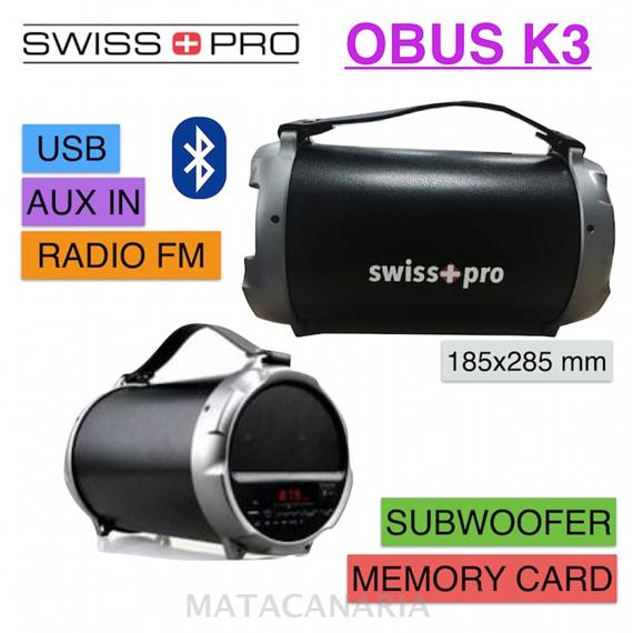 SWISS OBUS K3 PRO ALTAVOZ