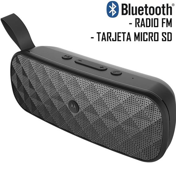 MOTOROLA SONIC PLAY +275 ALTAVOZ BLUETOOTH / RADIO FM / MICRO SD