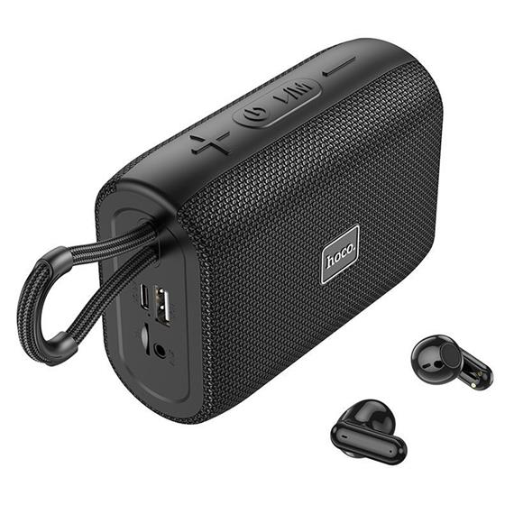 Hoco HC15 Altavoz Sport + Auricular Bluetooth Negro