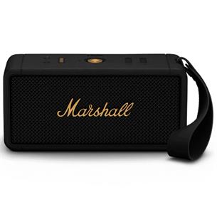 Marshall Middleton Altavoz Negro Latón Resistente al agua IP67