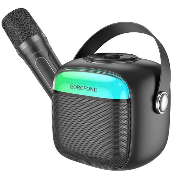 Borofone BP15 Altavoz Bluetooth Karaoke con Micro Inalámbrico Negro