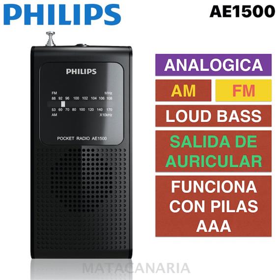 PHILIPS AE-1500 RADIO AM/FM