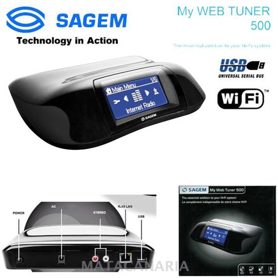 SAGEM 500 WEB TUNER RADIO