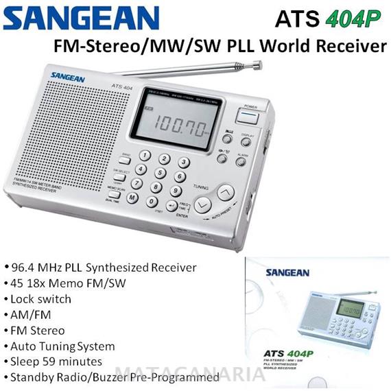 SANGEAN ATS 404P FM-STEREO/MW/SW