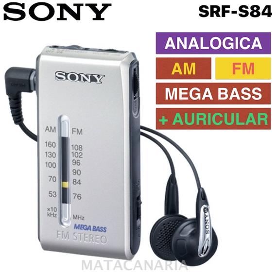 SONY SRF-S84 RADIO AM/FM SILVER