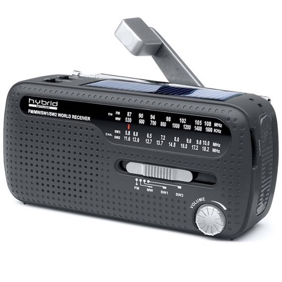 MUSE MH-07 DS RADIO RECARGABLE CON DINAMO Y SOLAR