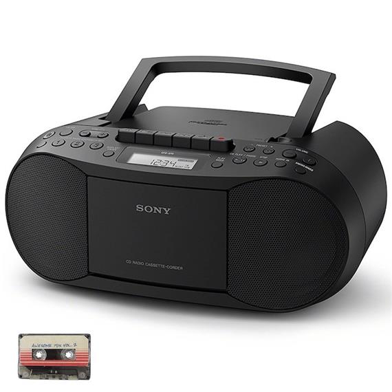 SONY CFD S70 RADIO CD CASSETE BLACK