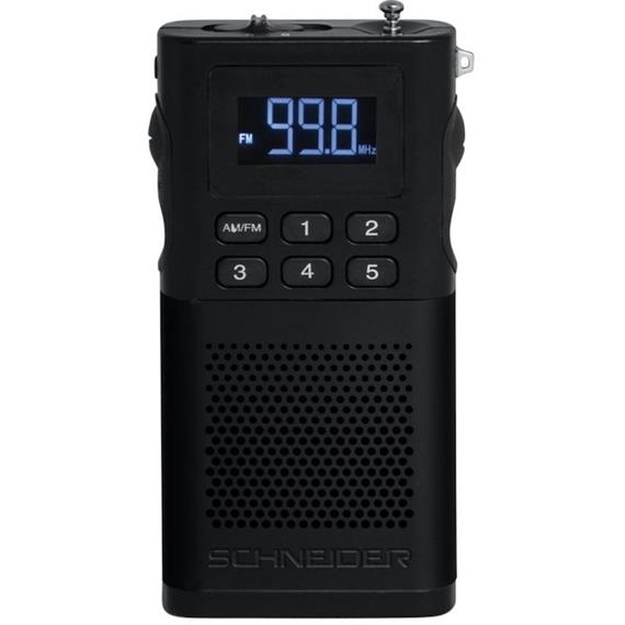 SCHNEIDER SC160ACL RADIO PICCOLO AM/FM BLACK