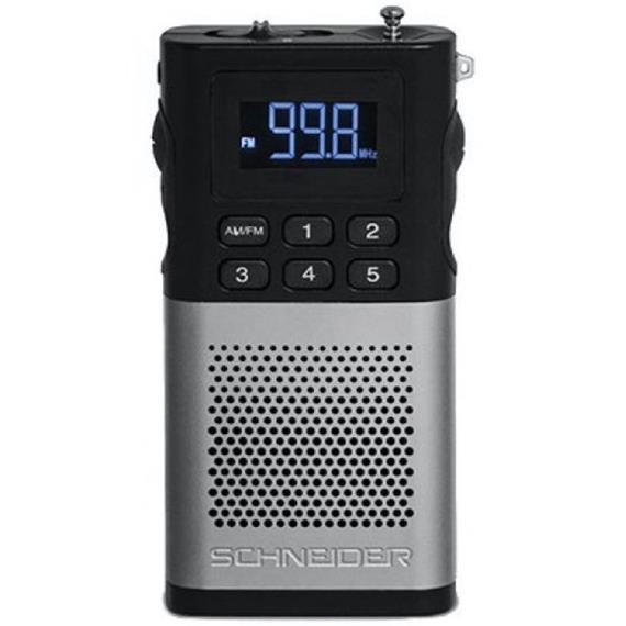 SCHNEIDER SC160ACL RADIO PICCOLO AM/FM SILVER