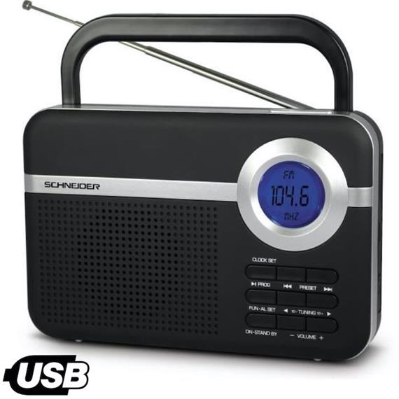 SCHNEIDER SC100ACL HANDY RADIO CON USB Y MICRO SD