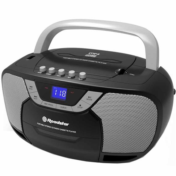 ROADSTAR RCR-4625NU/BK RADIO CASSETTE CON CD / USB NEGRO