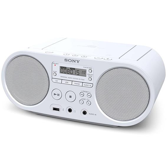 Sony ZSPS50W Radio Cd USb MP3 Blanco