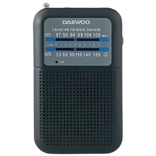 Daewoo DW1008BK Radio Portátil AM/FM Negro