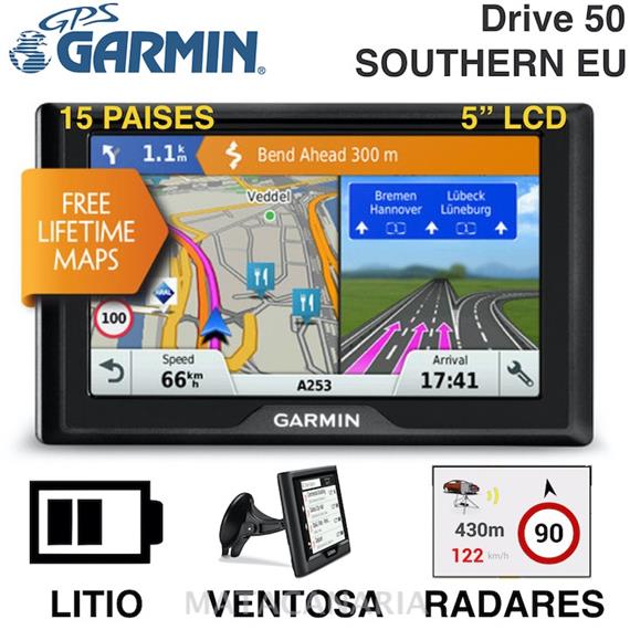 GARMIN 1532-2H DRIVE 50 GPS SOUTHERN 15 PAISES