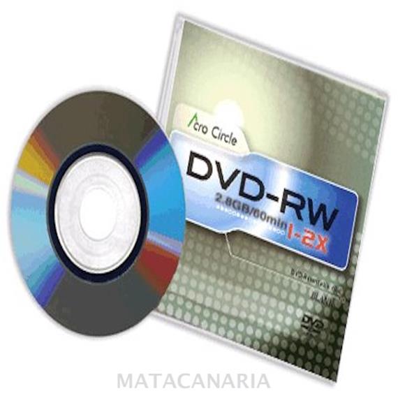 ACRO CIRCLE DVD-RW 2.8GB 30 MIN