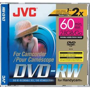 JVC DVD-RW 60 MIN. REGRABABLE VIDEOCÁMARA