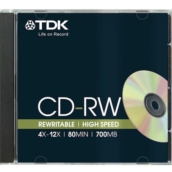 TDK CD-RW 700MB HJCA (INDIVIDUAL)