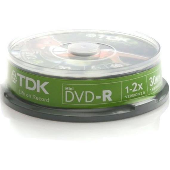 TDK DVD-R1.4 CBEB10 VIDEOCÁMARA (TARRINA 10)