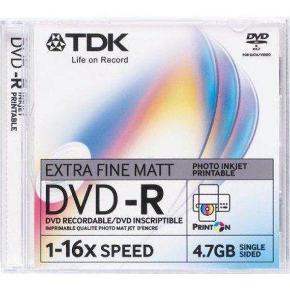 TDK DVD-R47 PWWED PRINTABLE (INDIVIDUAL)