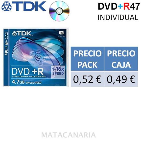 TDK DVD+R47 MED (INDIVIDUAL)