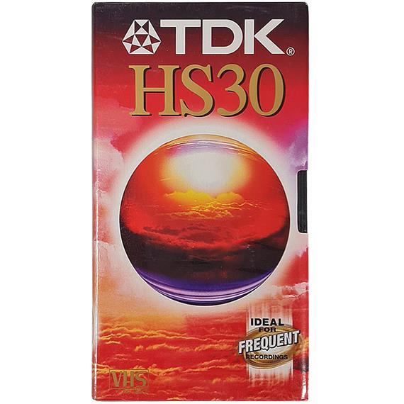 TDK HS30 Cinta de Video VHS