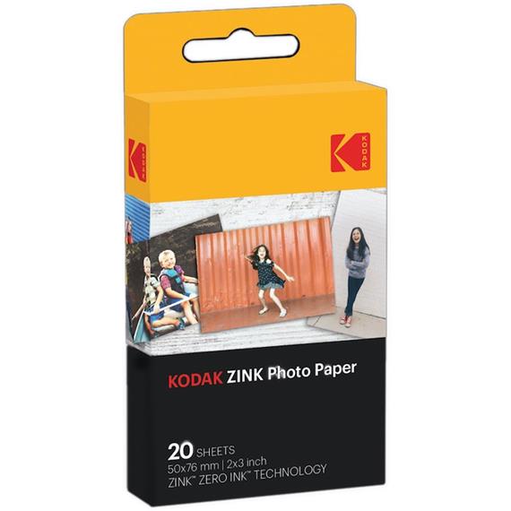 KODAK ZINK Papel Fotográfico 20 Hojas