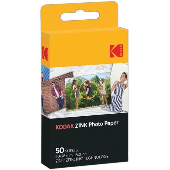 KODAK Zink Papel Fotográfico 50 Hojas