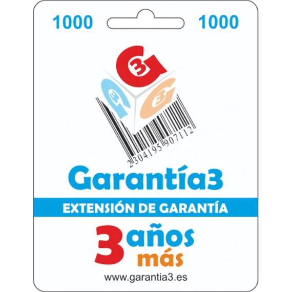 BC EXT.GARANTÍA 3 AÑOS G3ES-1000