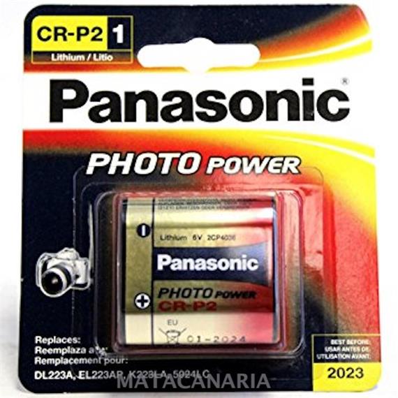 PANASONIC CR-P2 LITHIUM BATERIA DL223A