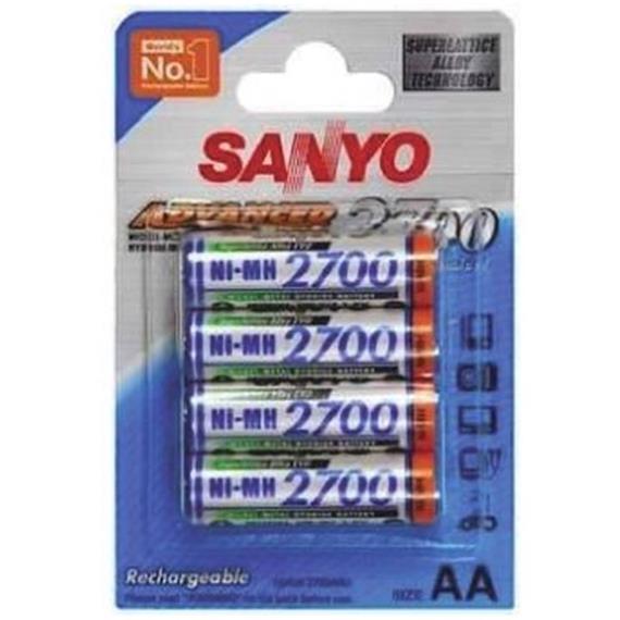 SANYO AA 2700 MAH RECARGABLE