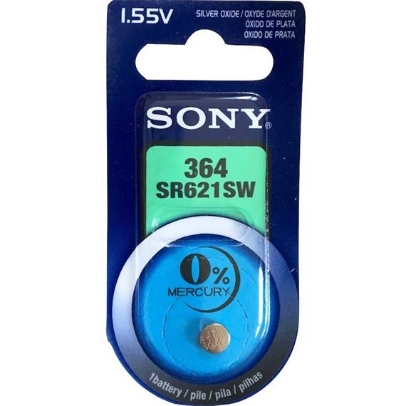 SONY SR621SW364 BATERÍA SILVER OXIDO 1.55V