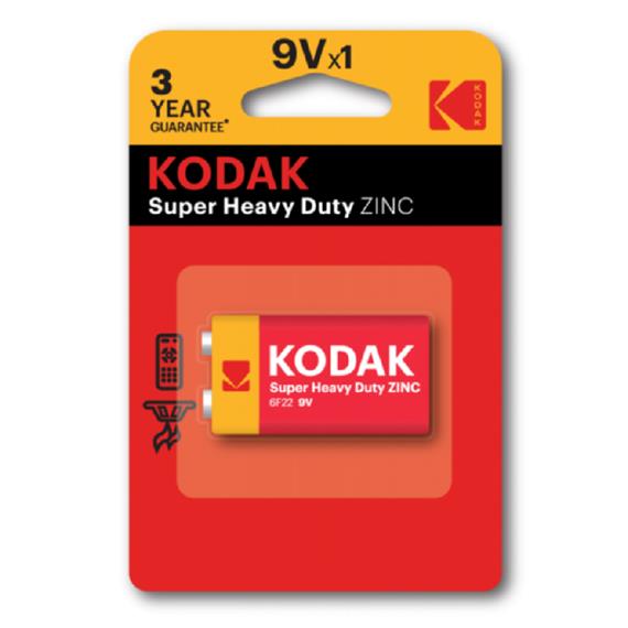 KODAK 9V 6LR61 ZINC 1 UND (30953437)