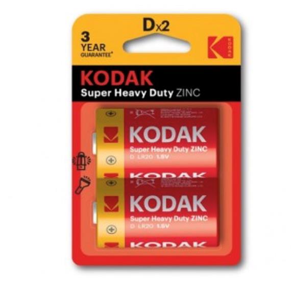 KODAK R20 D ZINC 2 UNDS (30946385B)