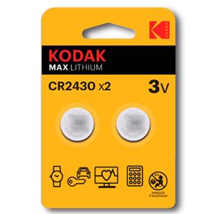 KODAK CR2430 BATERÍA LITHIUM 3V 2 UNDS (30417755)