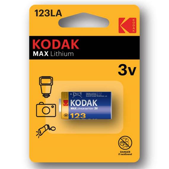 KODAK CR123 LA BATERÍA MAX LITHIUM 3V (30956223)