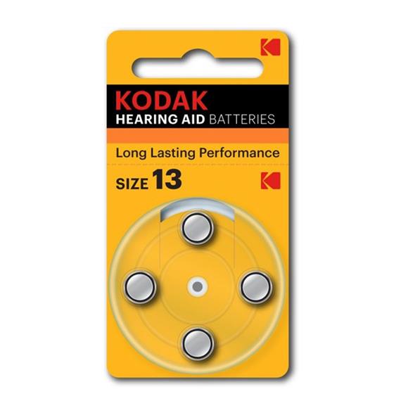 Kodak Pila Audífono Zinc-Air 13 (Blister de 4 Unds) CAT 30410411