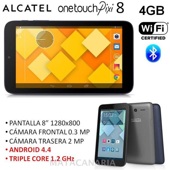 ALCATEL 220 PIXI 8 TABLET 8 4GB WIFI