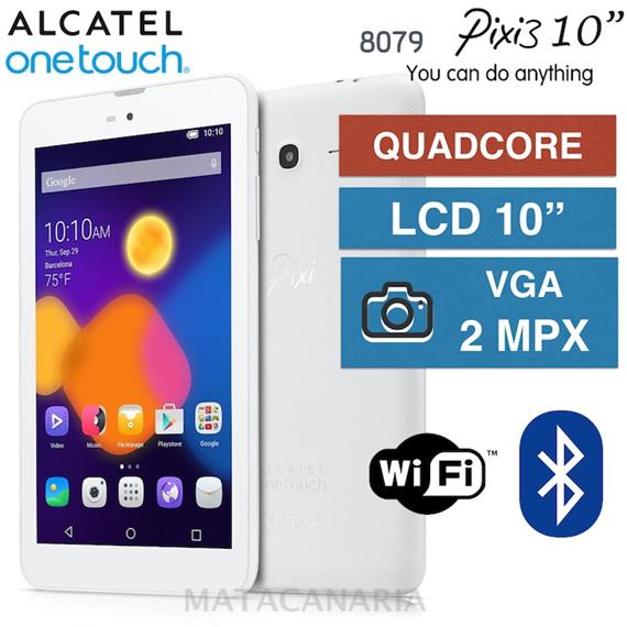 ALCATEL 8079 PIXI 10 WIFI WHITE