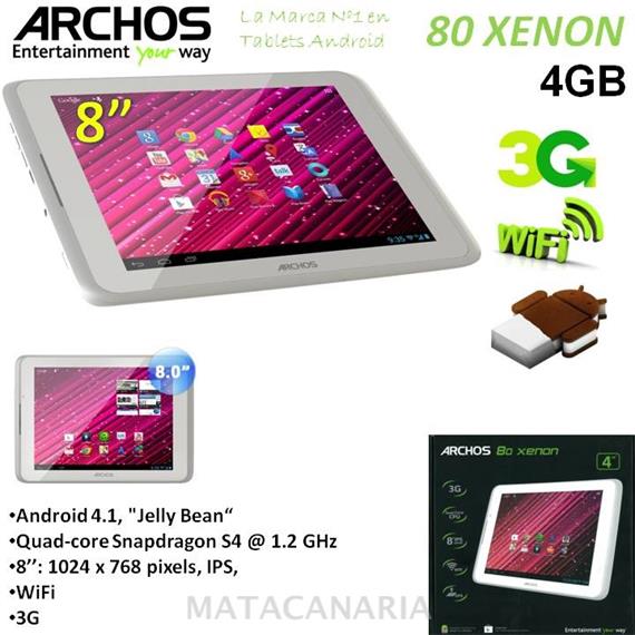 ARCHOS 502380 80 XENON 4GB