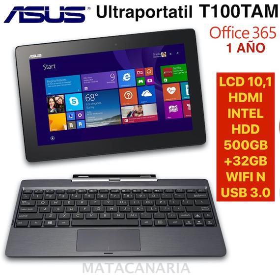 ASUS PORTATIL TRANSF BOOK T100TAM