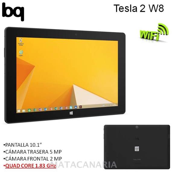 BQ TESLA 2 W8 WIFI BLACK/BLACK