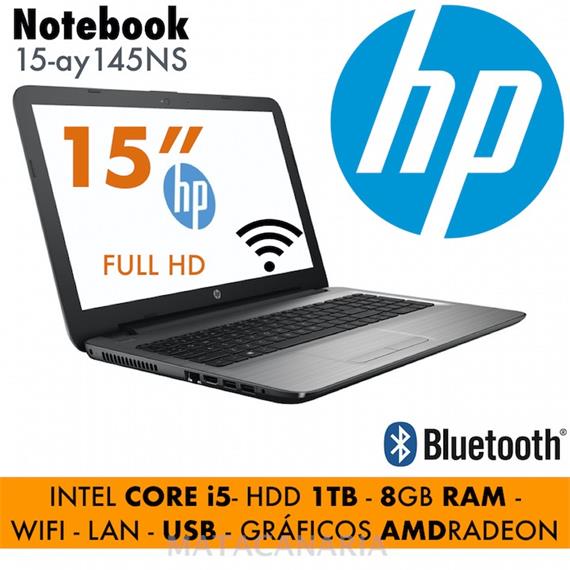 HP 15-AY145NS INTEL I5-7200U 8GB 1TB R5M