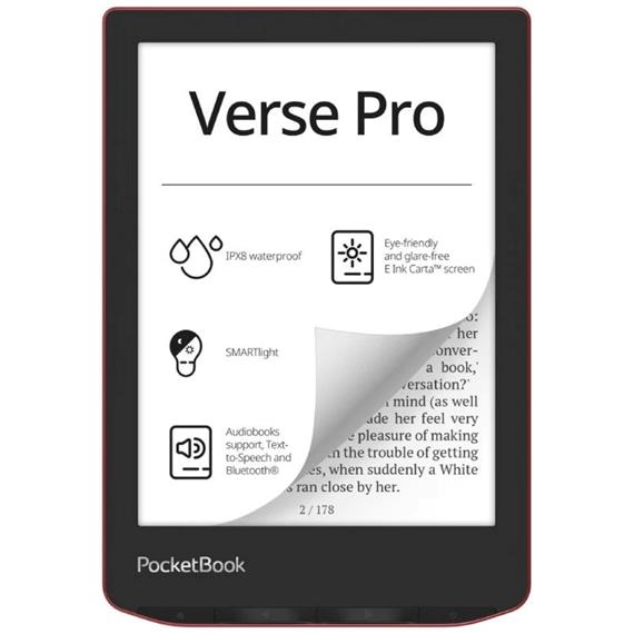 Pocketbook Verse Pro Passion Red Libro Electrónico 6" HD Smartlight Wifi