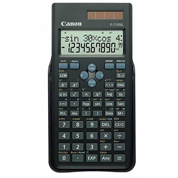 CANON CALCULADORA CIENTÍFICA F-715SG 2 LINEAS 250 FUNCIONES