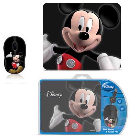 DISNEY DSY-TP3001 RATON PORTATIL + ALFOMBRILLA