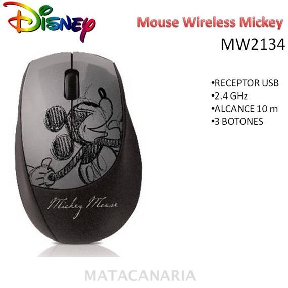 DISNEY MW-2134 RATON WIRELESS MICKEY