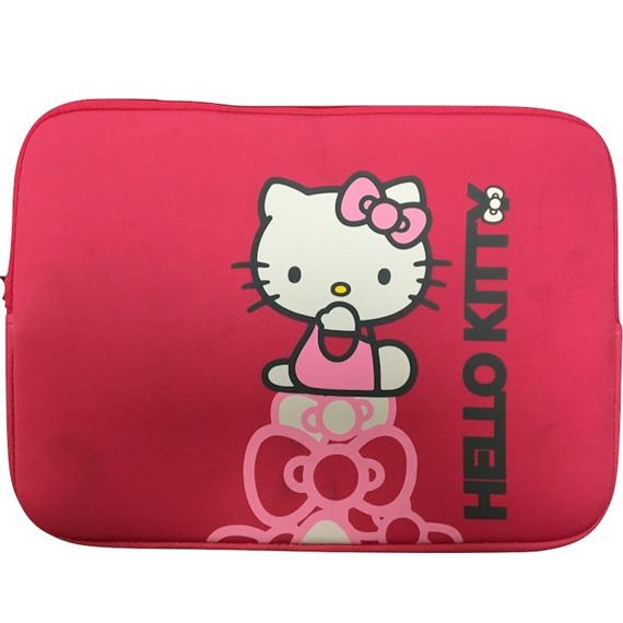 FUNDA HELLO KITTY PARA PORTATIL NEOPRENO 11" PINK