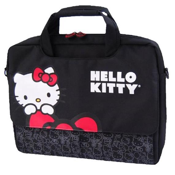 FUNDA HELLO KITTY BOLSO PARA PORTÁTIL 14" BLACK